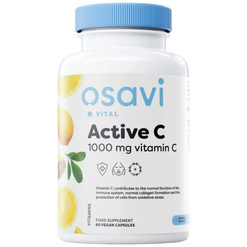 Active C 1000 mg | PureWay-C® with Citrus Bioflavonoids & Acerola / 60 капсули, 30 дози