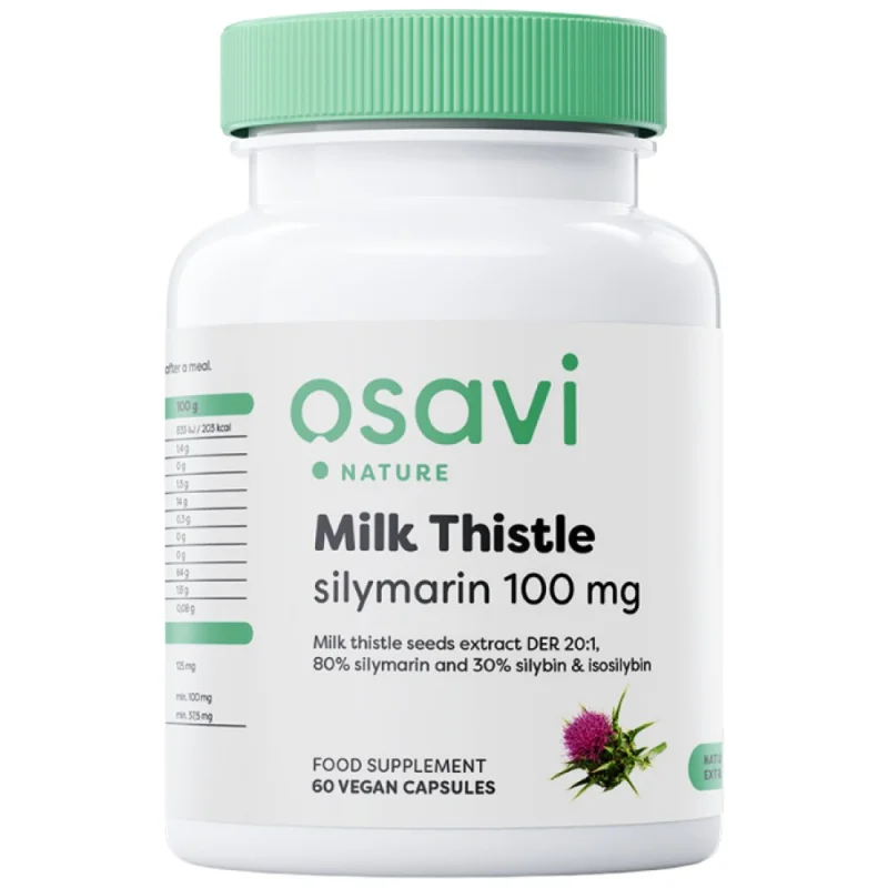 Milk Thistle | Silymarin 100 mg / 60 капсули, 60 дози