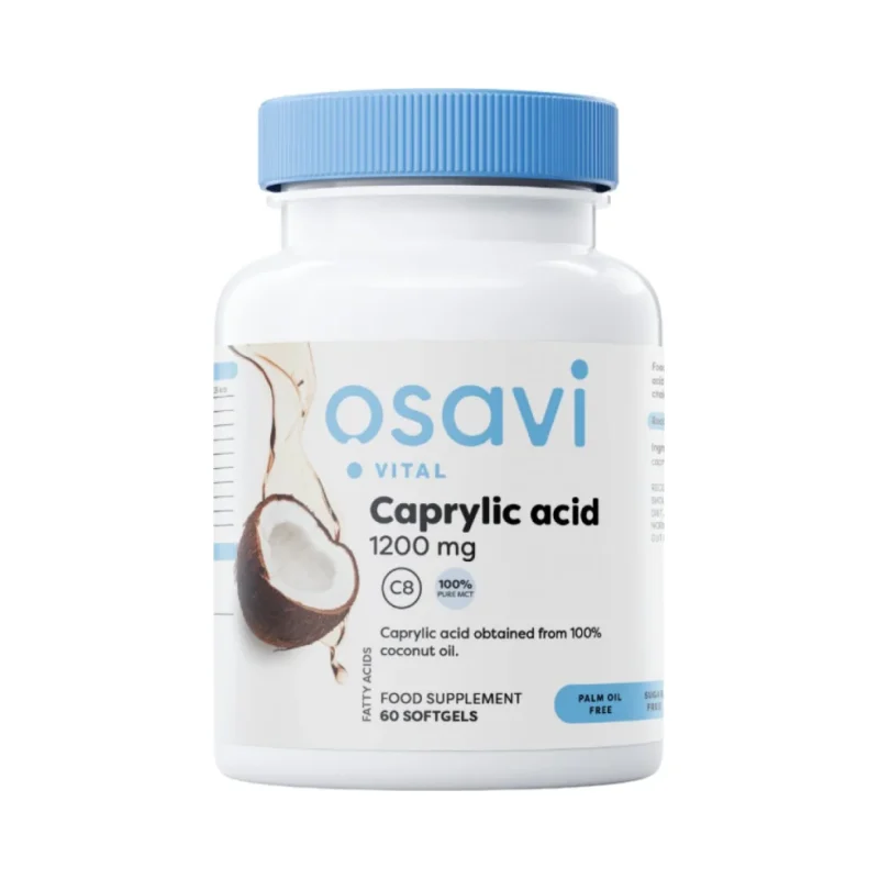 Caprylic Acid 1200 mg / 60 Гел капсули, 30 дози - Osavi