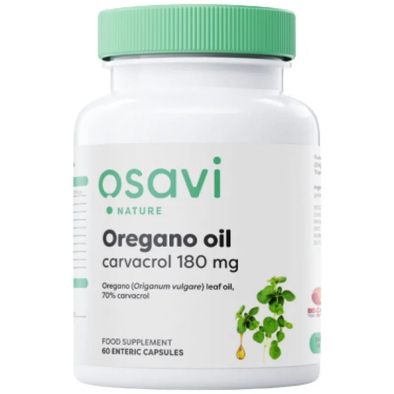 Oregano Oil 257 mg | 70% Carvacrol / 60 капсули, 60 дози