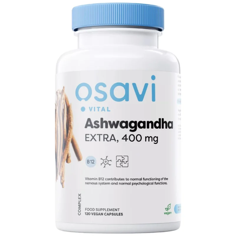 Ashwagandha Extra 400 mg / 120 капсули, 120 дози