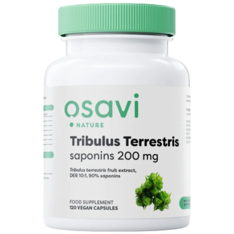 Tribulus Terrestris 90% | 200 mg Saponins / 120 капсули, 120 дози