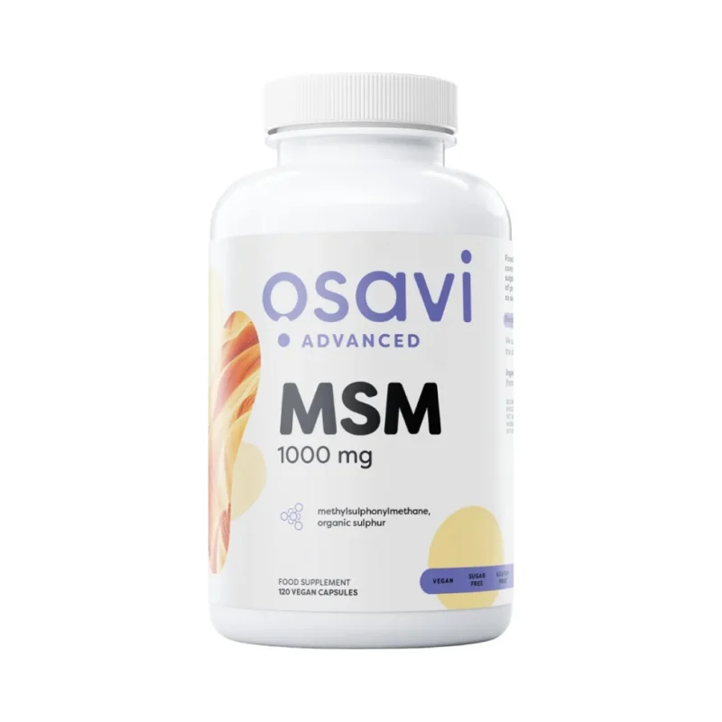 MSM 1000 mg / 120 капсули, 60 дози - Osavi