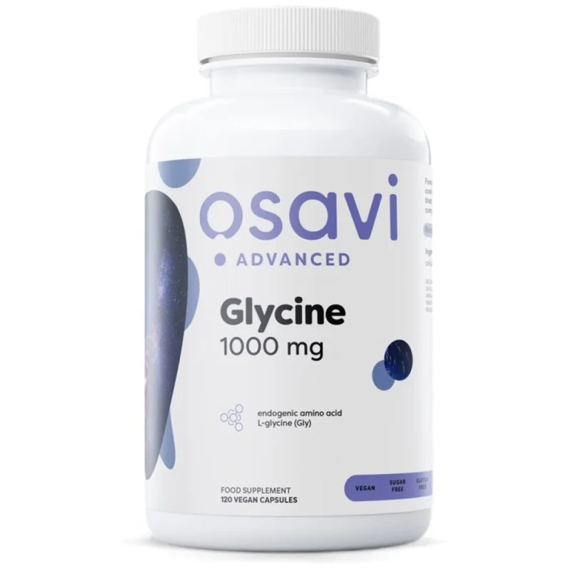 Glycine 1000 mg / 120 капсули, 40 дози
