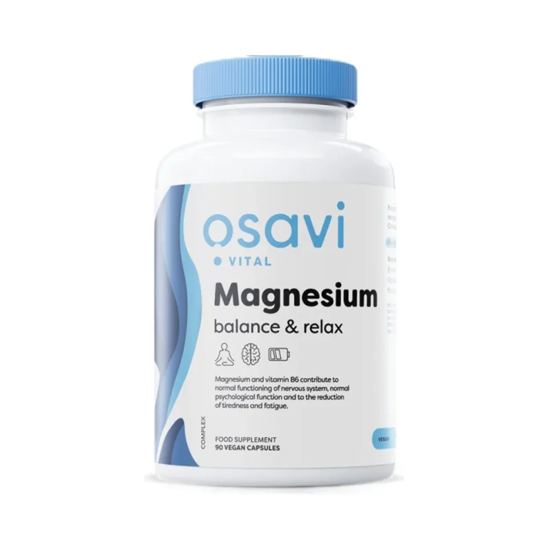 Magnesium Balance & Relax / 90 капсули, 30 дози - Osavi