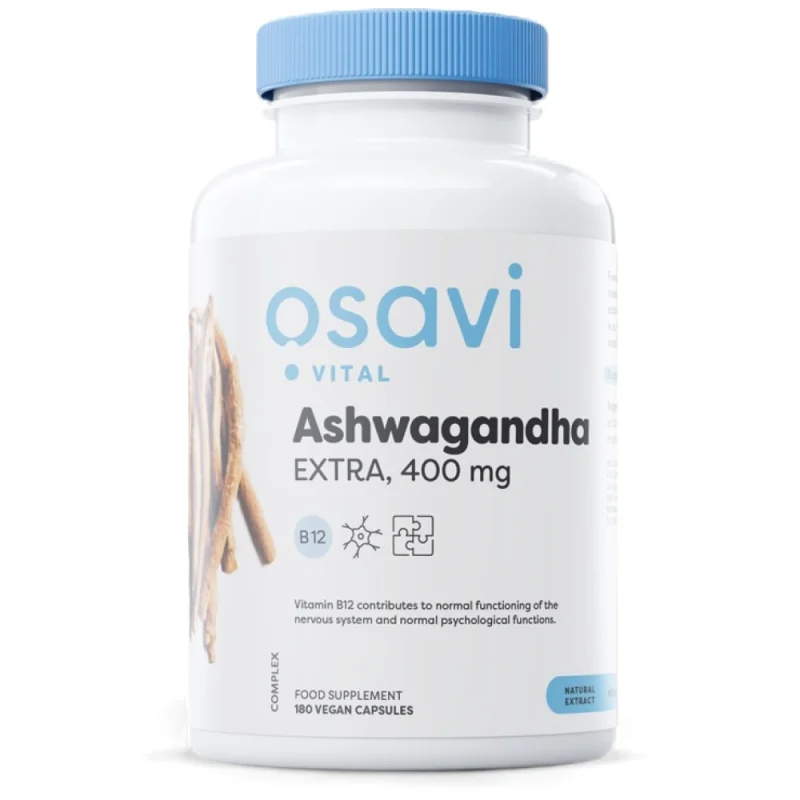 Ashwagandha Extra 400 mg / 180 капсули, 180 дози