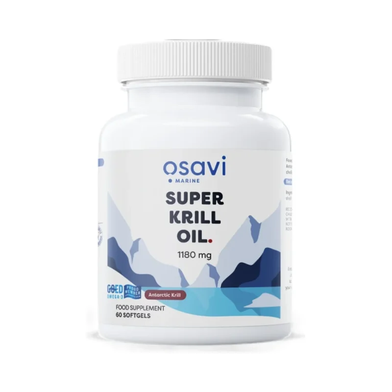 Super Krill Oil 1180 mg / 60 Гел капсули, 60 дози - Osavi