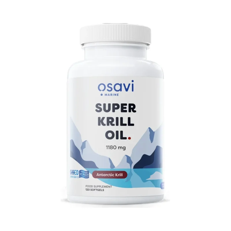 Super Krill Oil 1180 mg / 120 Гел капсули, 120 дози - Osavi