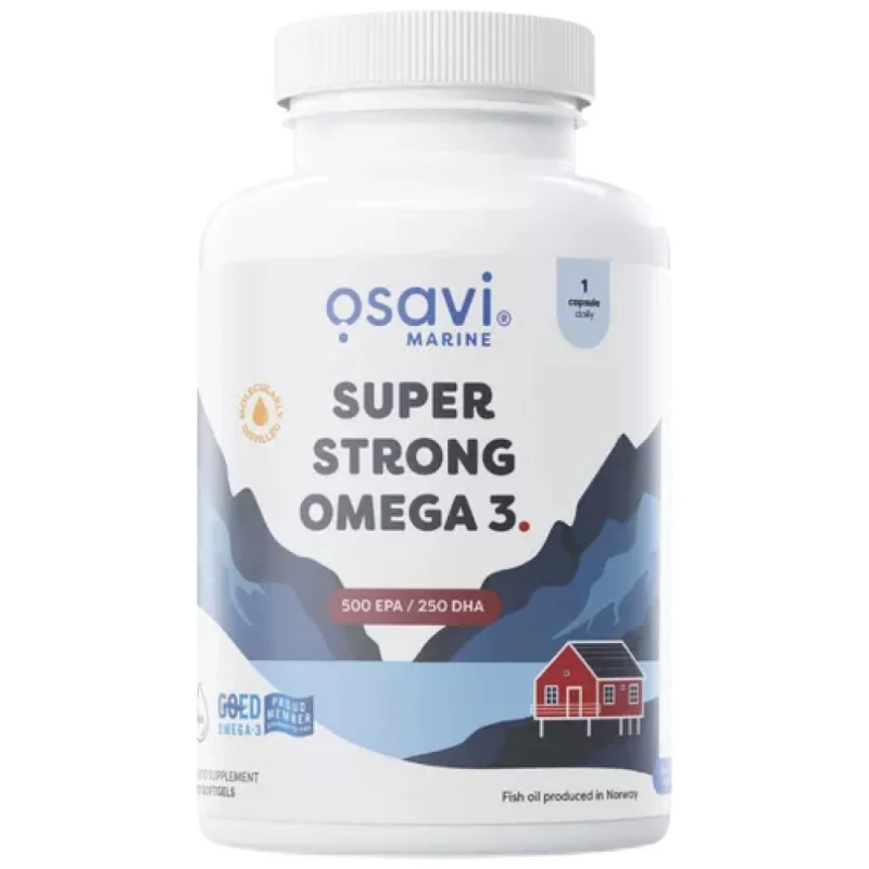 Super Strong Omega 3 | 500 EPA / 250 DHA / 120 Гел капсули, 120 дози