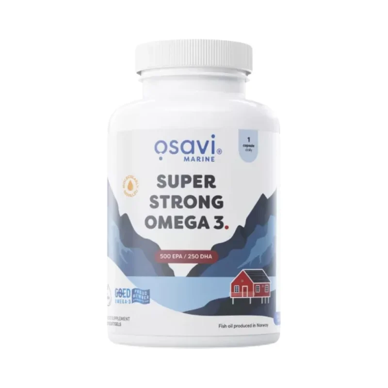 Super Strong Omega 3 | 500 EPA / 250 DHA / 120 Гел капсули, 120 дози - Osavi