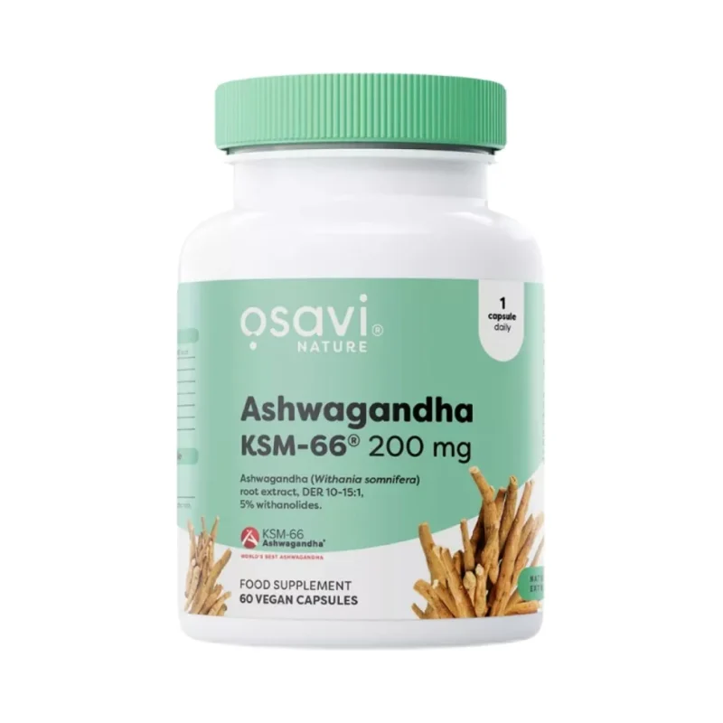 Ashwagandha KSM-66® 200 mg / 60 капсули, 60 дози - Osavi