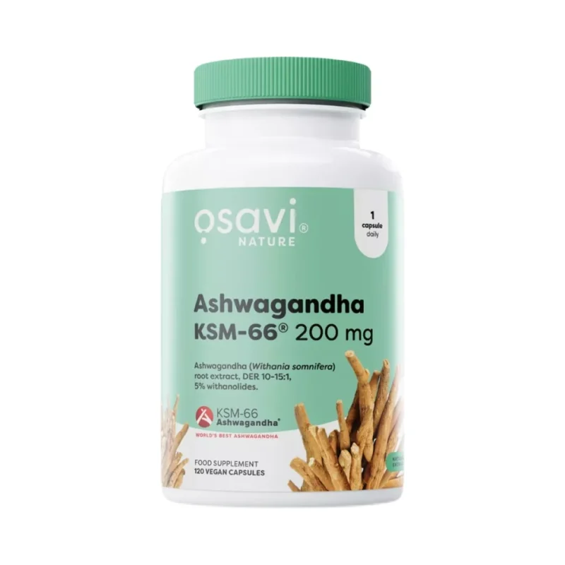 Ashwagandha KSM-66® 200 mg / 120 капсули, 120 дози - Osavi