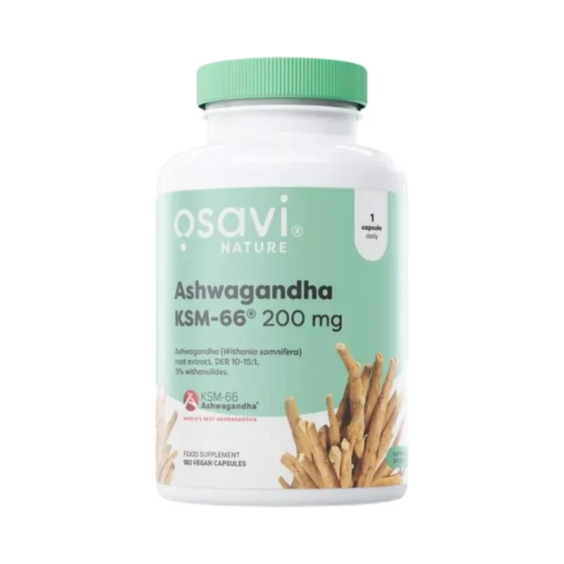 Ashwagandha KSM-66® 200 mg / 180 капсули, 180 дози - Osavi