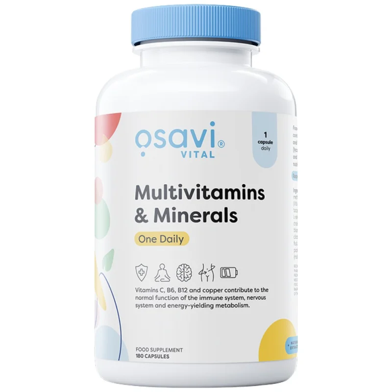 Multivitamins & Minerals One Daily / 180 капсули, 180 дози