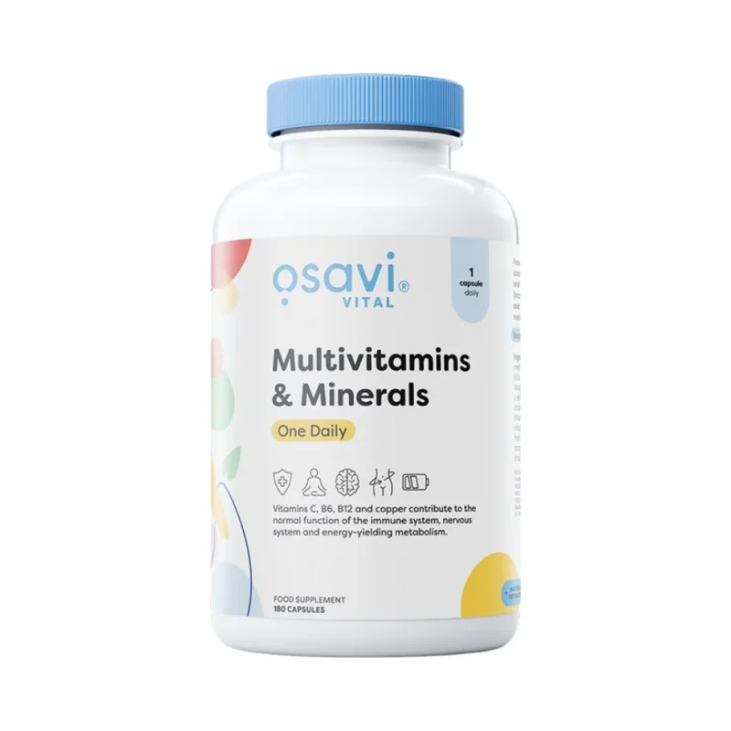 Multivitamins & Minerals One Daily / 180 капсули, 180 дози - Osavi