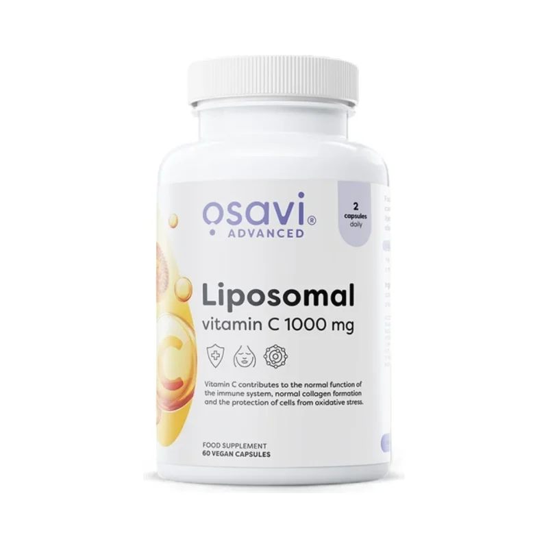 Liposomal Vitamin C 1000 mg / 60 капсули, 30 дози - Osavi