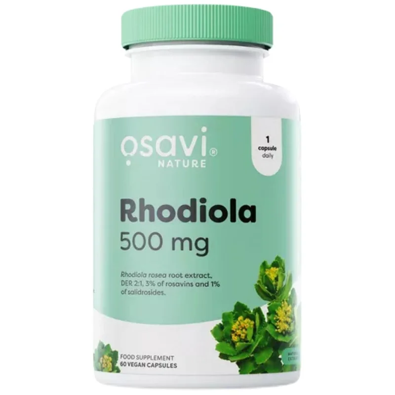 Rhodiola 500 mg / 60 капсули, 60 дози