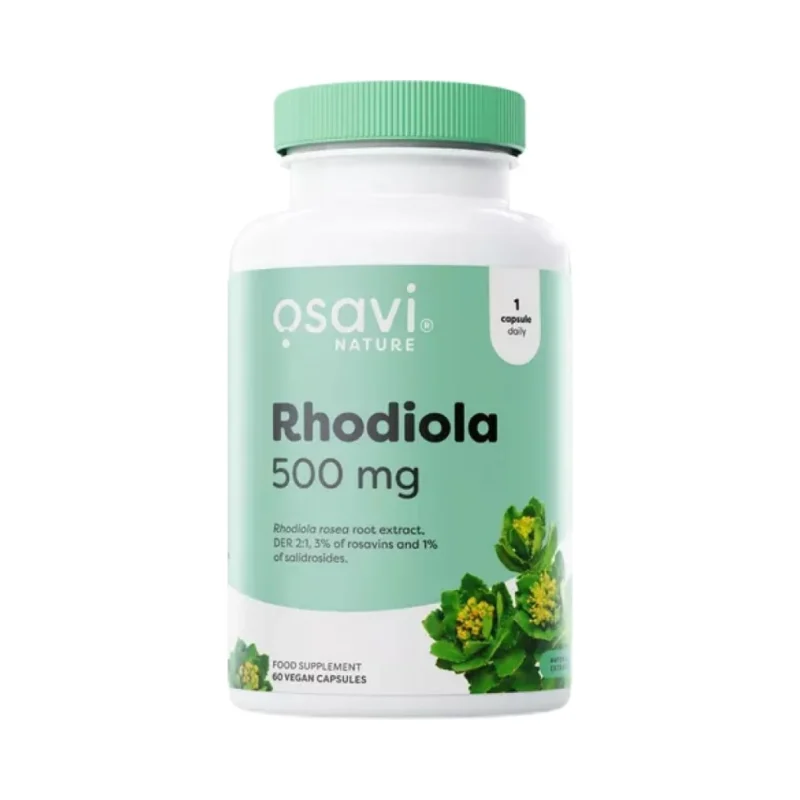 Rhodiola 500 mg / 60 капсули, 60 дози - Osavi