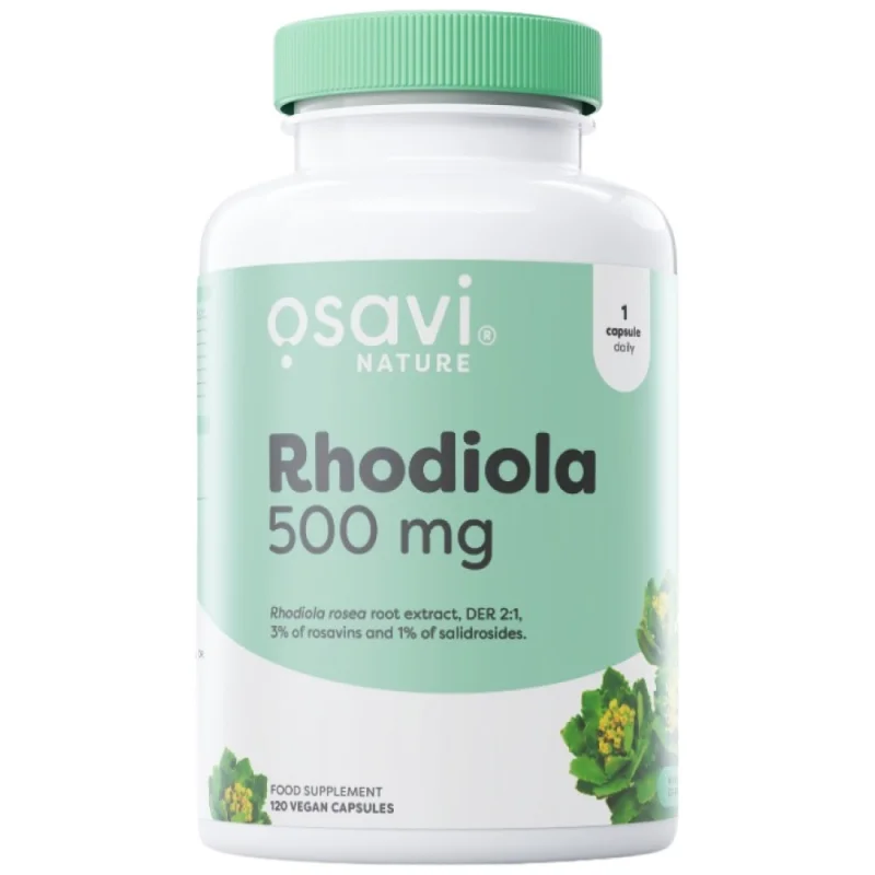 Rhodiola 500 mg / 120 капсули, 120 дози