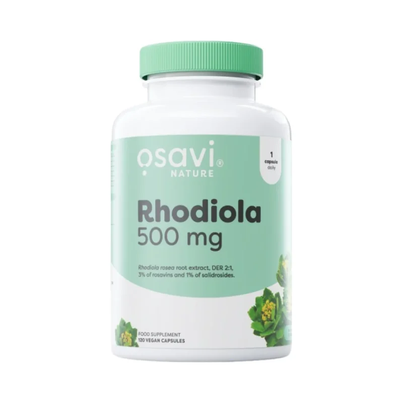 Rhodiola 500 mg / 120 капсули, 120 дози - Osavi