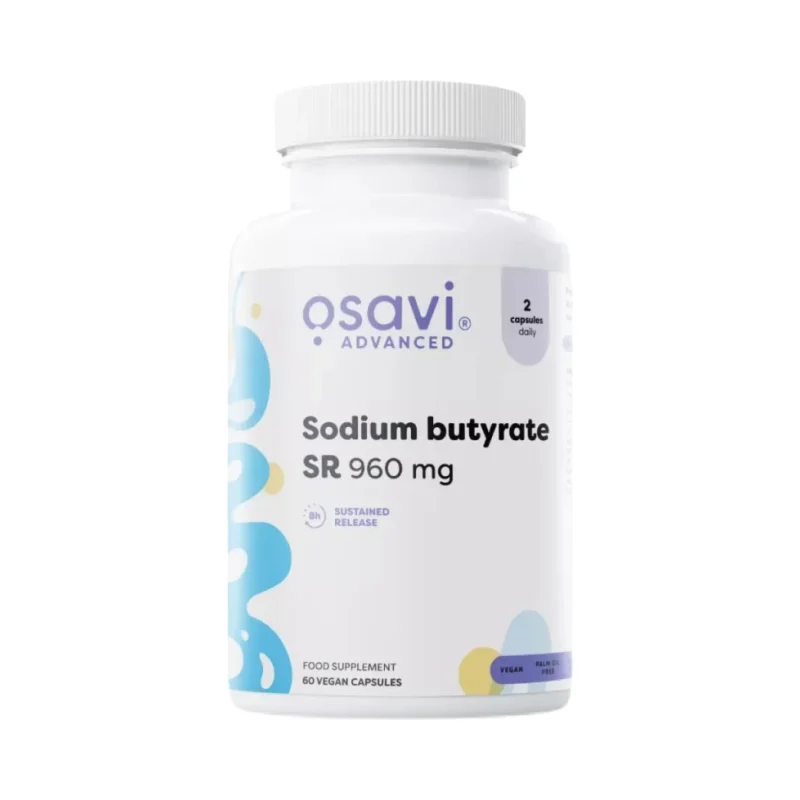 Sodium Butyrate SR 960 mg | Sustained Release / 60 капсули, 30 дози - Osavi