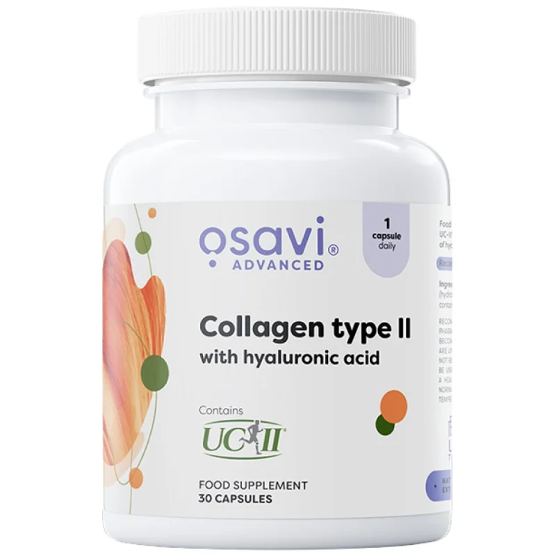 Collagen Type II with Hyaluronic Acid / 30 капсули, 30 дози