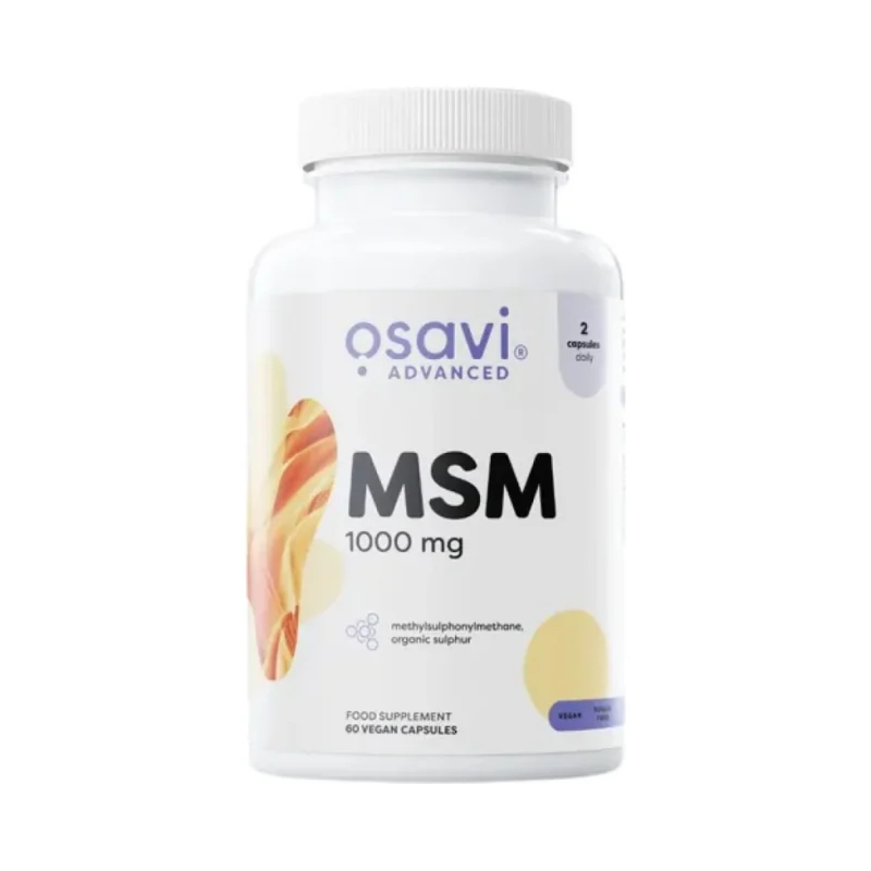 MSM 1000 mg / 60 капсули, 30 дози - Osavi
