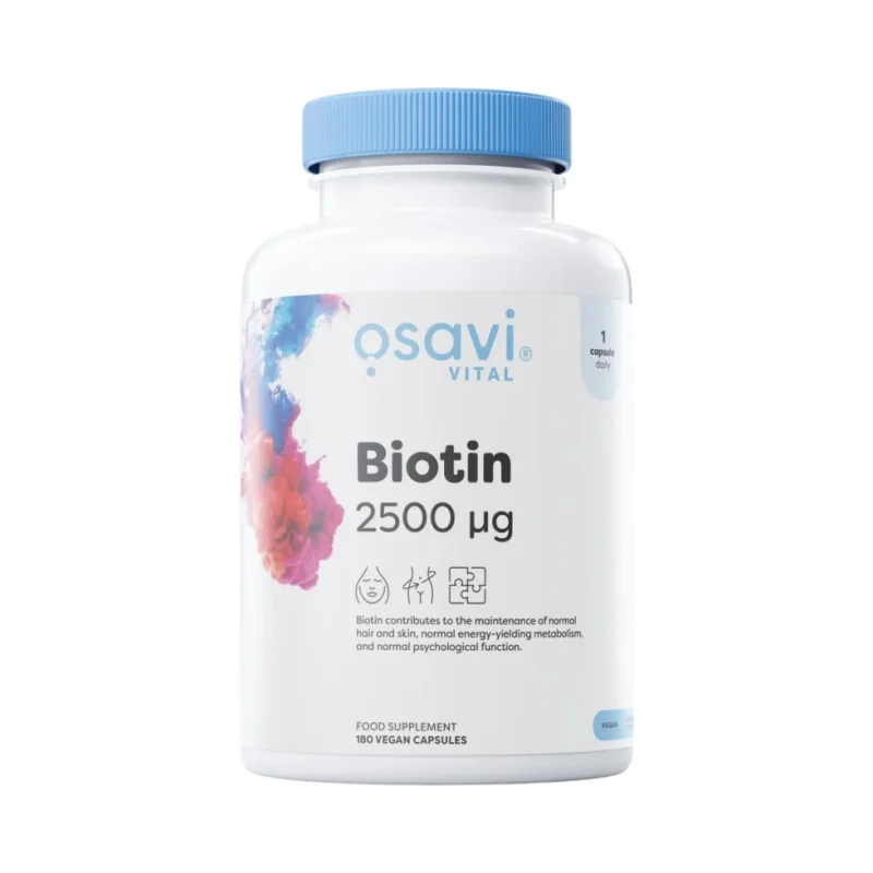 Biotin 2500 mcg / 180 капсули, 180 дози - Osavi