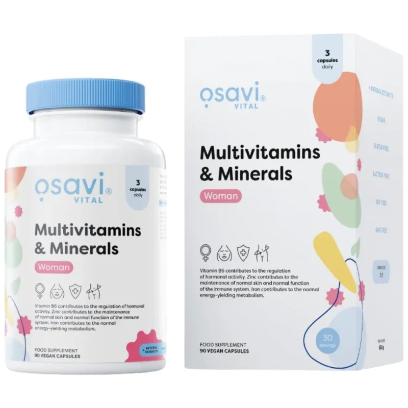 Multivitamins & Minerals Woman (30 дози) / 90 капсули
