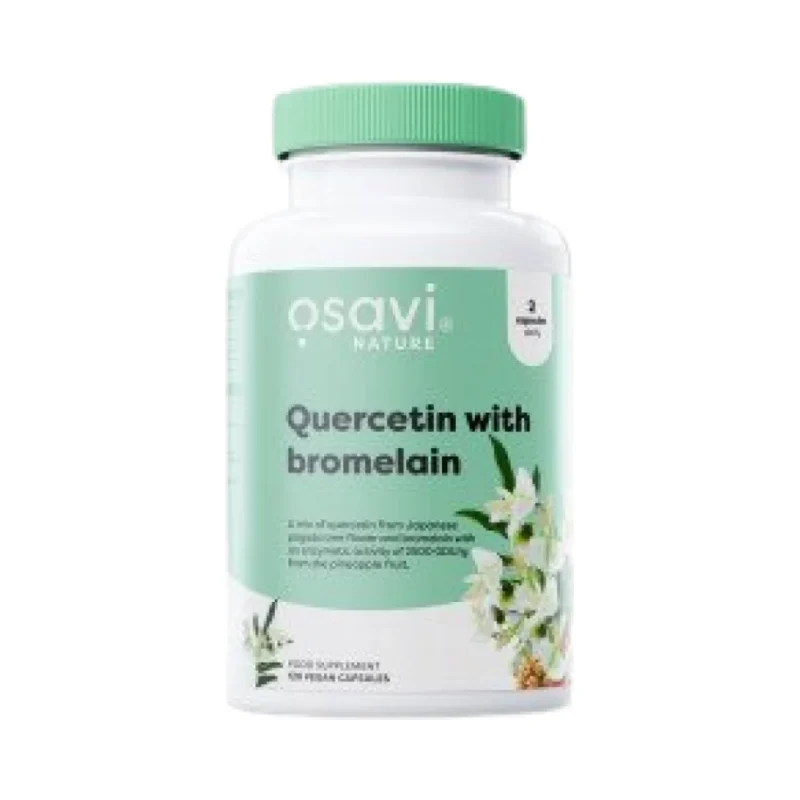 Quercetin with Bromelain / 120 капсули, 60 дози - Osavi