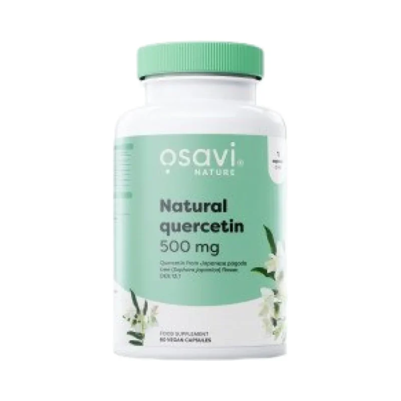 Natural Quercetin 500 mg / 60 капсули, 60 дози - Osavi