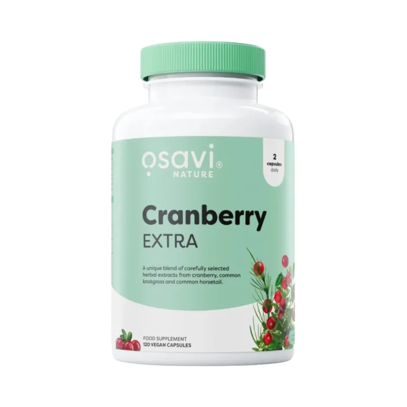 Cranberry EXTRA 700 mg | with Common Knotgrass & Horsetail (60 дози) / 120 капсули - Osavi