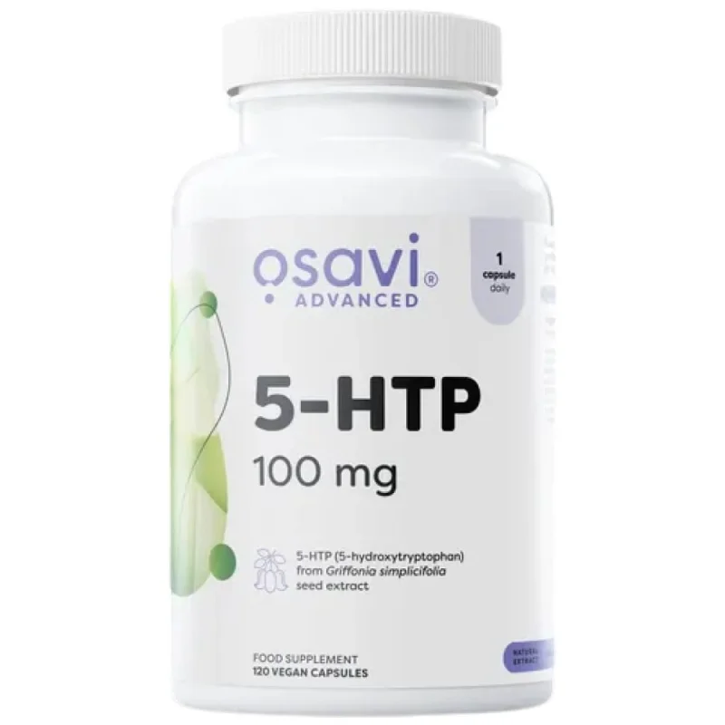 5-HTP 100 mg | 30% Extract from Griffonia simplicifolia (120 дози) / 120 капсули