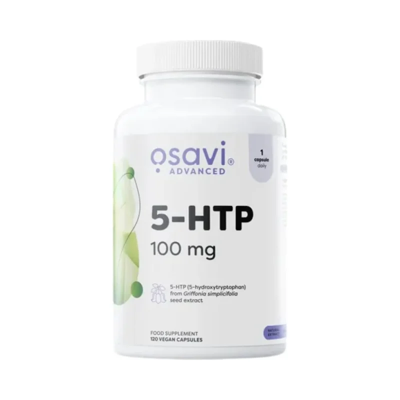 5-HTP 100 mg | 30% Extract from Griffonia simplicifolia (120 дози) / 120 капсули - Osavi