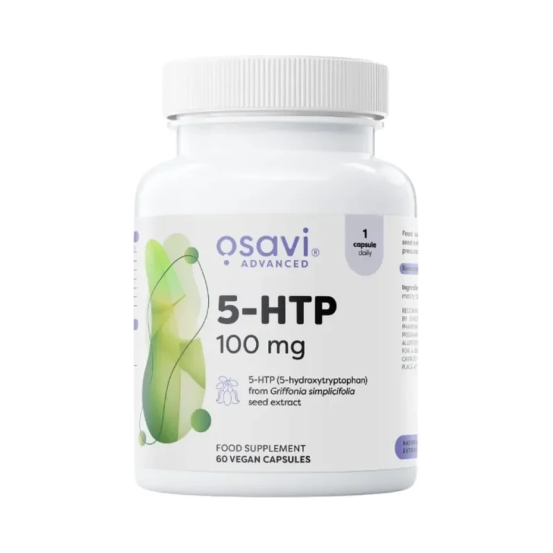 5-HTP 100 mg | 30% Extract from Griffonia simplicifolia (60 дози) / 60 капсули - Osavi