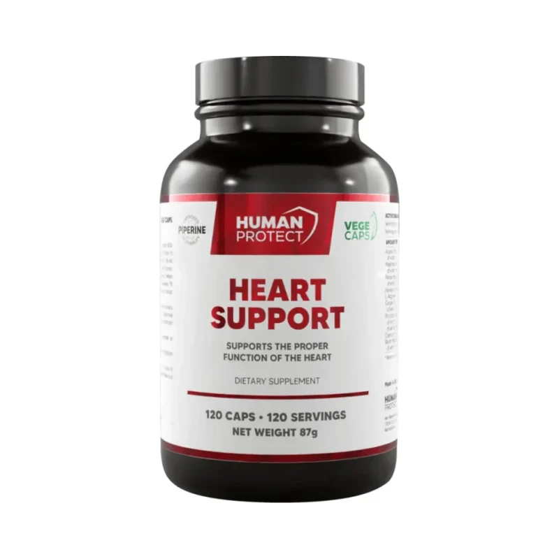 Heart Support | Proper Heart Function Support / 120 капсули, 120 дози - Human Protect