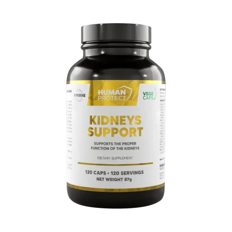 Kidneys Support | Proper Kidney Function Support / 120 капсули, 120 дози - Human Protect