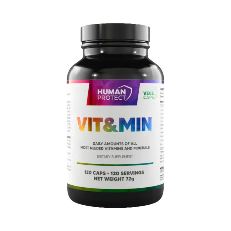 Vit & Min | Daily Formula / 120 капсули, 120 дози - Human Protect