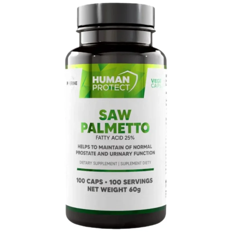 Saw Palmetto 500 mg | with 25% Saponins / 100 капсули, 100 дози