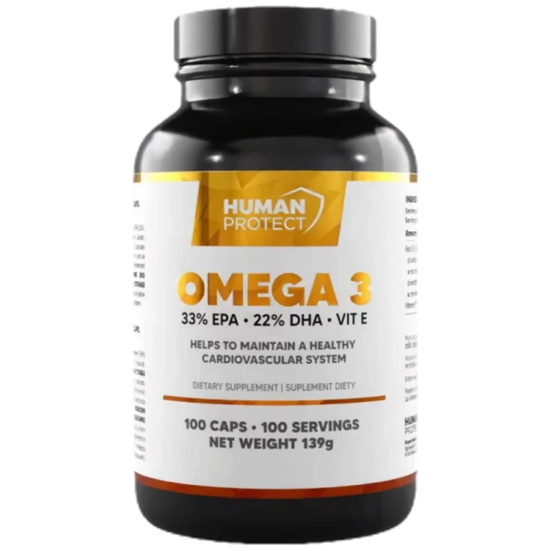 Omega 3 | with 33% EPA & 22% DHA / 100 Гел капсули, 100 дози