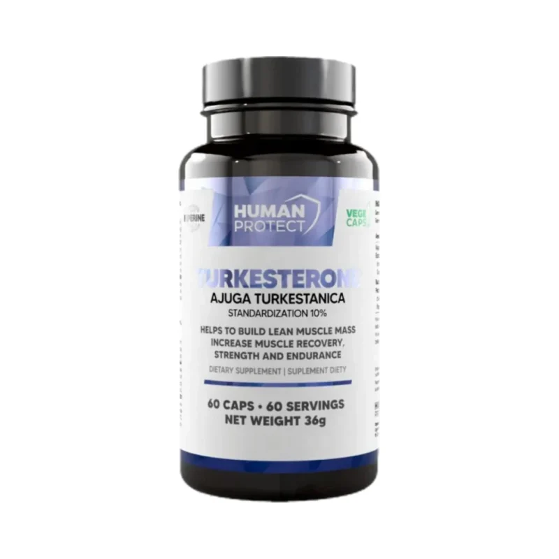 Turkesterone 500 mg / 60 капсули, 60 дози - Human Protect