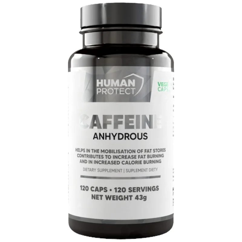 Caffeine Anhydrous 200 mg / 120 капсули, 120 дози
