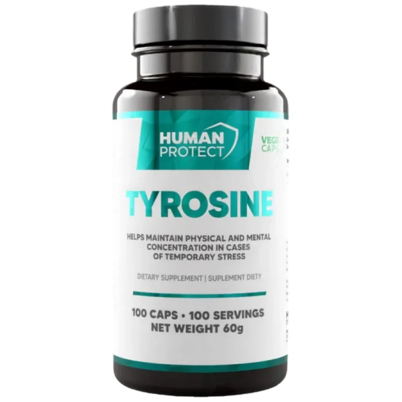 L-Tyrosine 500 mg / 100 капсули, 100 дози