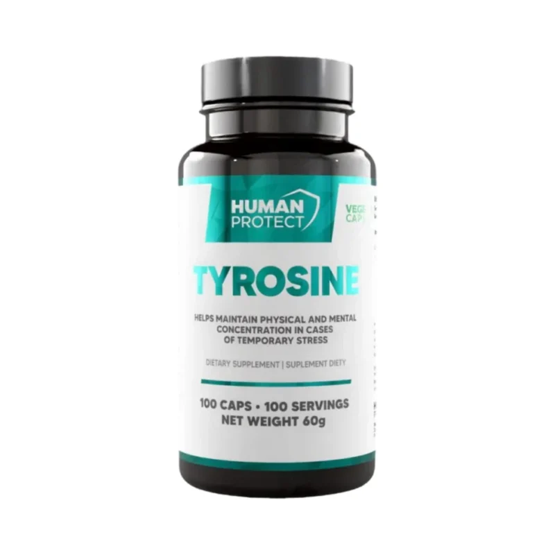 L-Tyrosine 500 mg / 100 капсули, 100 дози - Human Protect
