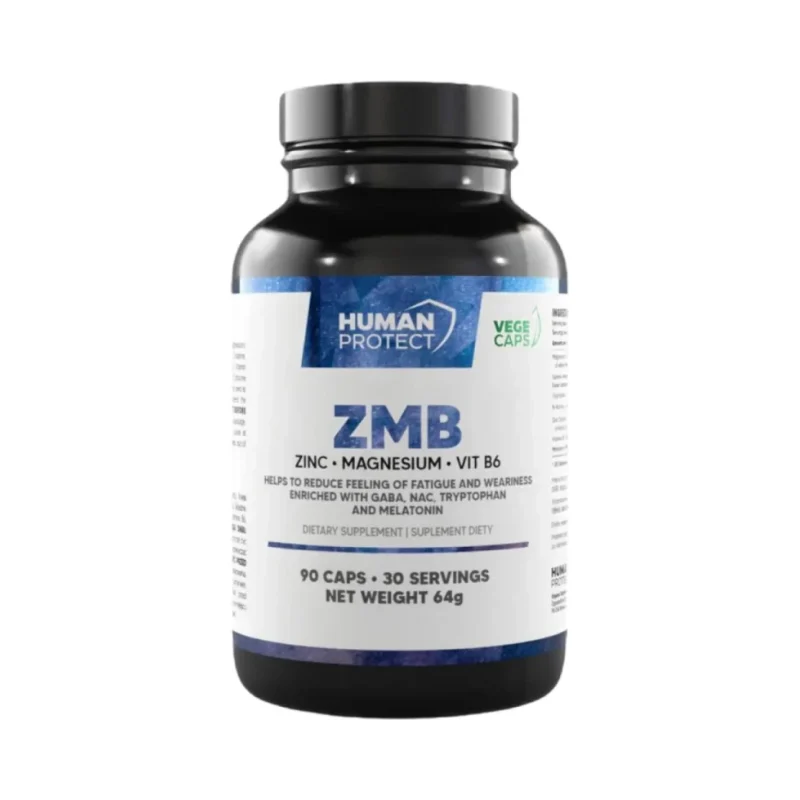 ZMB | Zinc, Magnesium & B6 / 90 капсули, 30 дози - Human Protect