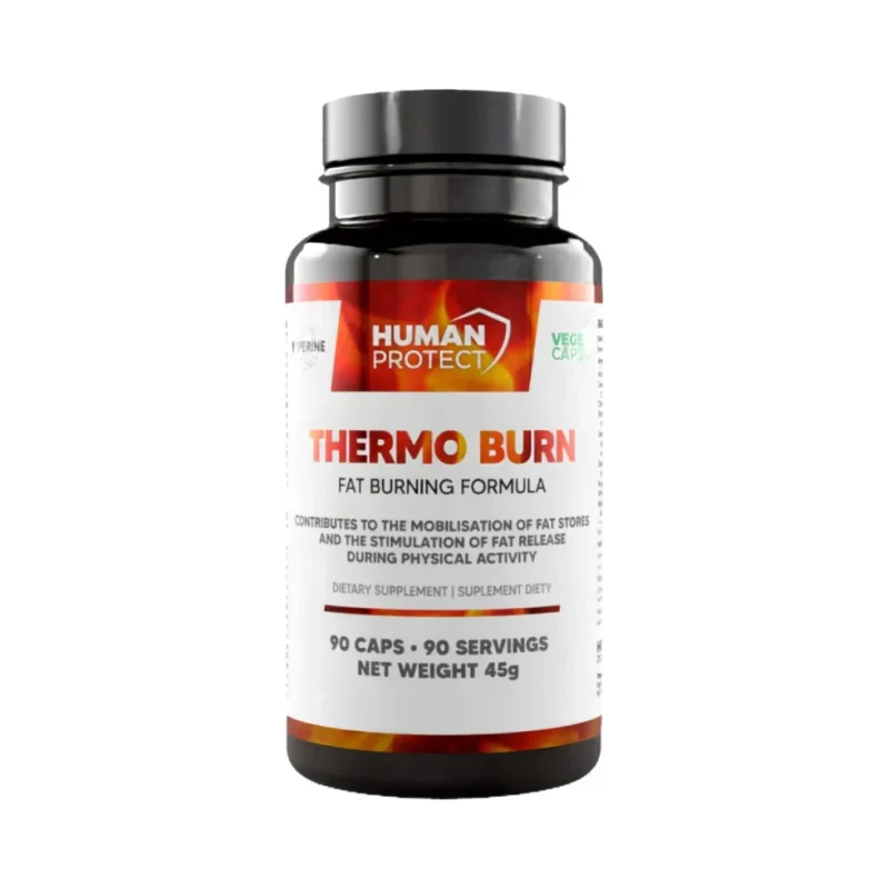 Thermo Burn | with Synephrine & N-Acetyl L-Tyrosine / 90 капсули, 45 дози - Human Protect