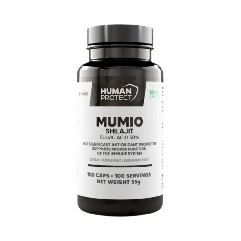 Mumio Shilajit 400 mg / 100 капсули, 100 дози - Human Protect