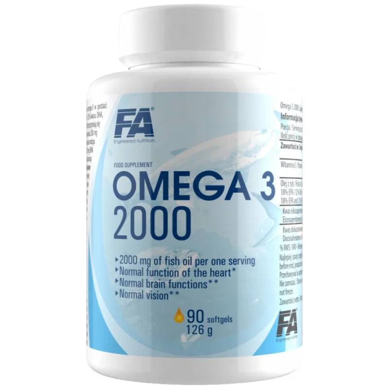 Omega 3 Fish Oil 2000 (45 дози) / 90 Гел капсули