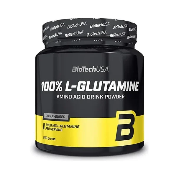 100% L-Glutamine (100 дози) / 240g - BioTech USA