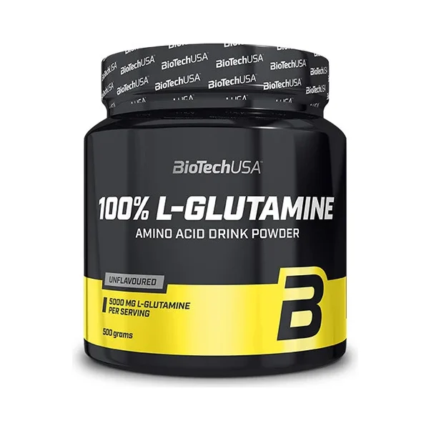100% L-Glutamine (100 дози) / 500g - BioTech USA